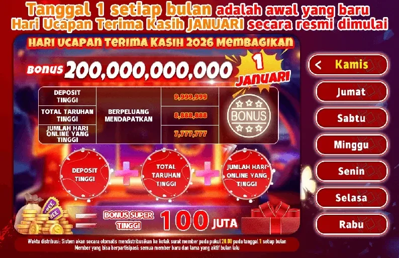 Hari Ucapan Terima Kasih JANUARI 2026